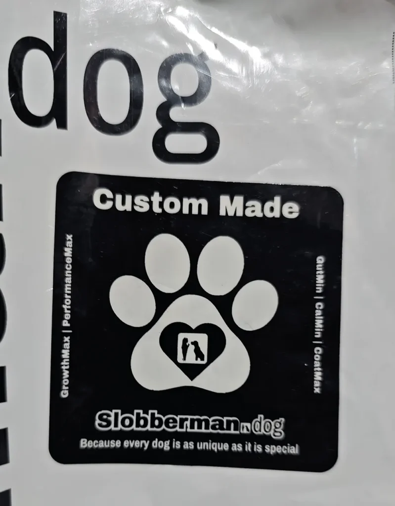 Custom Made Dog Food for Golden Retriever Puppy 60 days old Slobberman.dog All Breeds