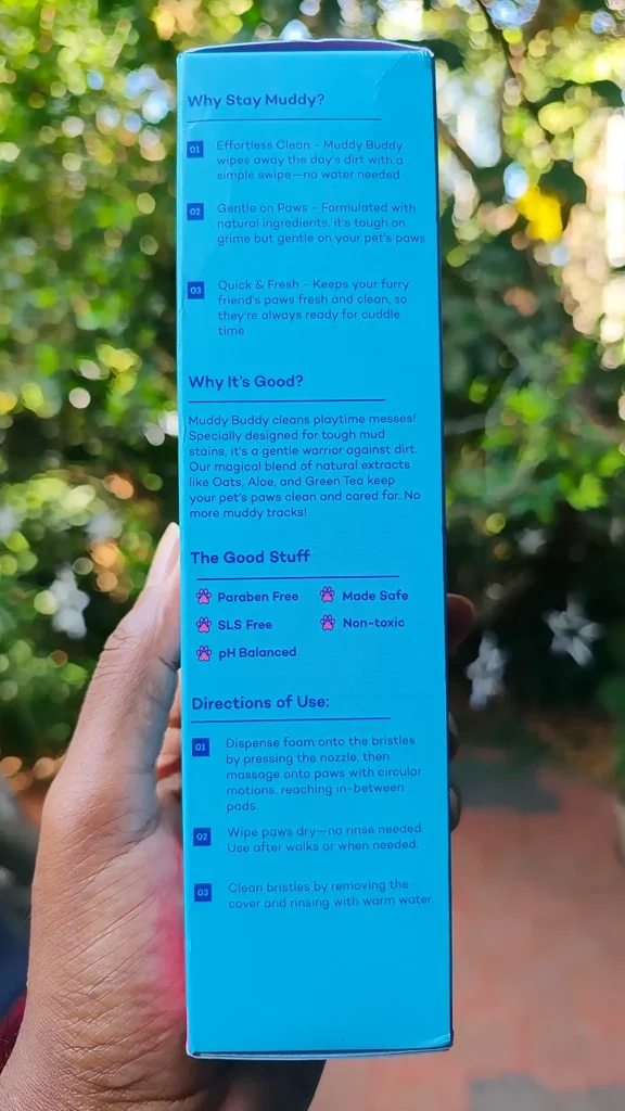 Best No Rinse Foam Paw Cleanser for Golden Retriever Muddy Buddy