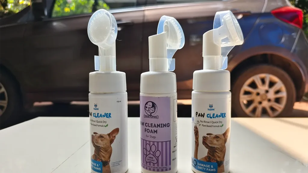 Best No Rinse Paw Cleaning Foam for Golden Retriever Puppies in India