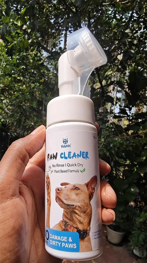 HANK No Rinse Foaming Paw Cleaner for Dogs